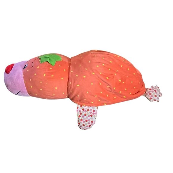 Flipazoo Orange Pop Penguin / Strawberry Seal Two In One Stuffed Toy - Picture 3 of 12